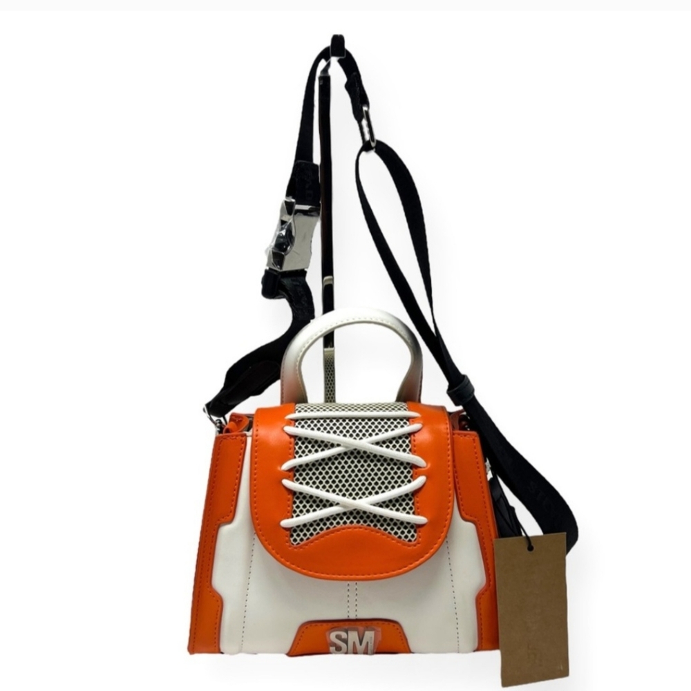 NWT Steve Madden BWillson orange/white/black mini bag